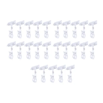 25Pcs Shelf Clamp Transparent Portable Durable Universal Clamp Transparent Rack Clip Crystal Clip for Shop Shelf Rack
25Pcs Shelf Clamp Transparent Portable Durable Universal Clamp Transparent Rack Clip Crystal Clip for Shop Shelf Rack