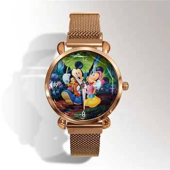 Fashion Brand Classic Cartoon Mickey Minnie Rose Gold Magnetic Women Watch Relogio feminino reloj mujer montres femmes Gifts 
Fashion Brand Classic Cartoon Mickey Minnie Rose Gold Magnetic Women Watch Relogio feminino reloj mujer montres femmes Gifts