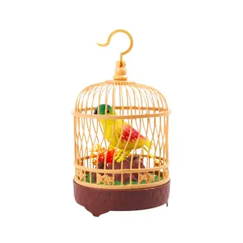 1Pc Imitation Parrot Cage Plaything Electric Lighting Inductive Voice Control Bird Cage Toy Children Kids Educational Toys
1Pc Imitation Parrot Cage Plaything Electric Lighting Inductive Voice Control Bird Cage Toy Children Kids Educational Toys
