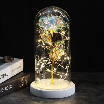Eternal Rose Forever Beauty And Beast Rose In Flask Led Rose Flower Light Glass Dome Home Wedding Decoration Valentines Day Gift
Eternal Rose Forever Beauty And Beast Rose In Flask Led Rose Flower Light Glass Dome Home Wedding Decoration Valentines Day Gift