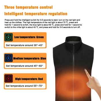Heating Vest Warmer Thermal Waistcoat USB Powered Operated 3 Levels Adjustable Temperature for Outdoor Climbing Skiing
Heating Vest Warmer Thermal Waistcoat USB Powered Operated 3 Levels Adjustable Temperature for Outdoor Climbing Skiing
