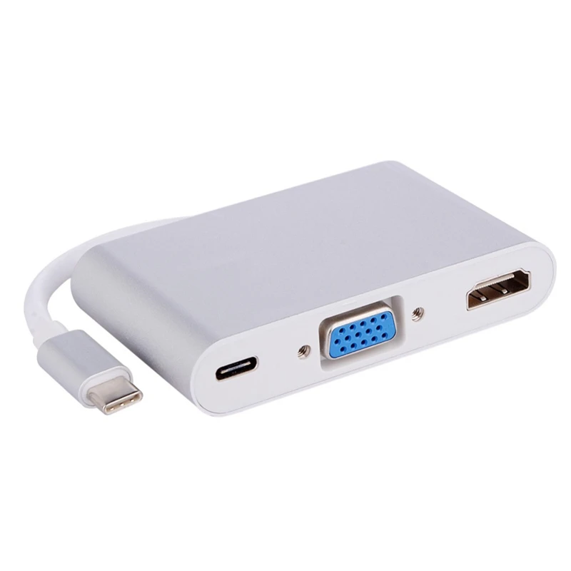 Usb Type C To Hdmi Vga Usb 3.0 Charging Adapter Converter Usb-C 3.0 Hub Adapter For Macbook Pro Pixel Huawei Mate10 Samsung S9
Usb Type C To Hdmi Vga Usb 3.0 Charging Adapter Converter Usb-C 3.0 Hub Adapter For Macbook Pro Pixel Huawei Mate10 Samsung S9