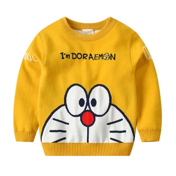 Doaremon Knitting Girls Sweater for Children Costume Long Sleeve Spring Cotton T-shirt for Kids Clothes Tops Quality Boys Sweat
Doaremon Knitting Girls Sweater for Children Costume Long Sleeve Spring Cotton T-shirt for Kids Clothes Tops Quality Boys Sweat