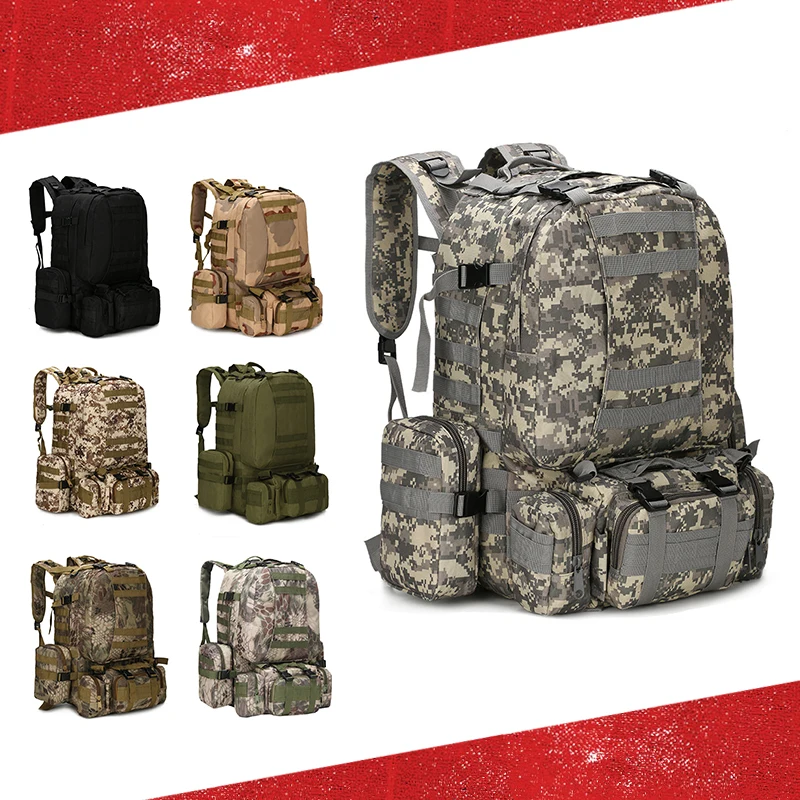 Combination Backpack Travel Camping Backpack Softback Outdoor Waterproof Hiking Assault Backpack Hunting Tactical Bags
Combination Backpack Travel Camping Backpack Softback Outdoor Waterproof Hiking Assault Backpack Hunting Tactical Bags