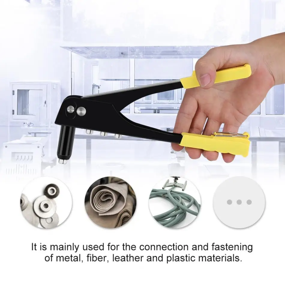 Practical Riveter Gun Manual Light Weight Riveter Gun Kit Blind Rivet Hand Gutter Repair Heavy Duty Tool
Practical Riveter Gun Manual Light Weight Riveter Gun Kit Blind Rivet Hand Gutter Repair Heavy Duty Tool