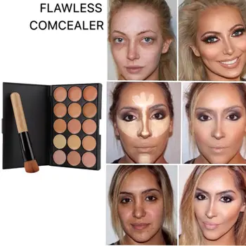15 Colors Concealer Makeup Palette +Brushes Face Base Foundation Bronzer Concealer Contour Pallete Make Up Cosmetics Set
15 Colors Concealer Makeup Palette +Brushes Face Base Foundation Bronzer Concealer Contour Pallete Make Up Cosmetics Set