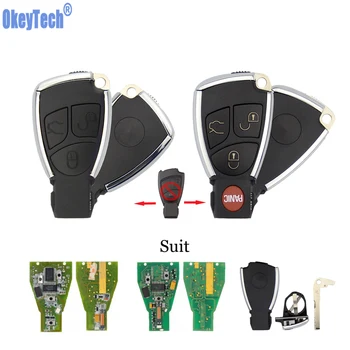 OkeyTech for Mercedes Benz CLS C E S W210 Key Fob Cover Shell Case Replacement Modified Smart Card Blank Key Blade 3/3+1 Button
OkeyTech for Mercedes Benz CLS C E S W210 Key Fob Cover Shell Case Replacement Modified Smart Card Blank Key Blade 3/3+1 Button
