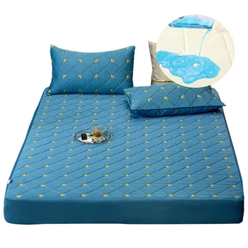 Silk Quilted Bed Cover Waterproof Mattress Cover Anti Bed Bugs Mattress Protector Pad Breathable Light Luxury Bed Fitted Sheet
Silk Quilted Bed Cover Waterproof Mattress Cover Anti Bed Bugs Mattress Protector Pad Breathable Light Luxury Bed Fitted Sheet
