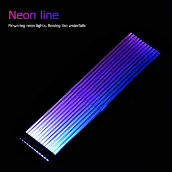Neon Colorful RGB PSU Line Desktop Case 24Pin+8Pin Power Extension Adapter Cable Maintaining The Stability Of Power Supply
Neon Colorful RGB PSU Line Desktop Case 24Pin+8Pin Power Extension Adapter Cable Maintaining The Stability Of Power Supply