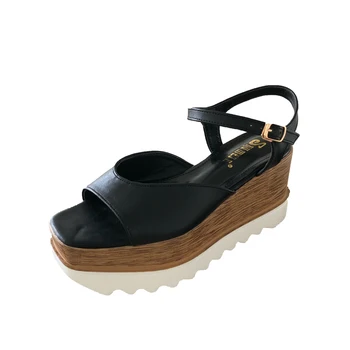 Women Platform Wedges Shoes 8cm Woman's High Heels Sandals Casual Women Creepers Black Platform Heels Vrouwen Sandalen
Women Platform Wedges Shoes 8cm Woman's High Heels Sandals Casual Women Creepers Black Platform Heels Vrouwen Sandalen