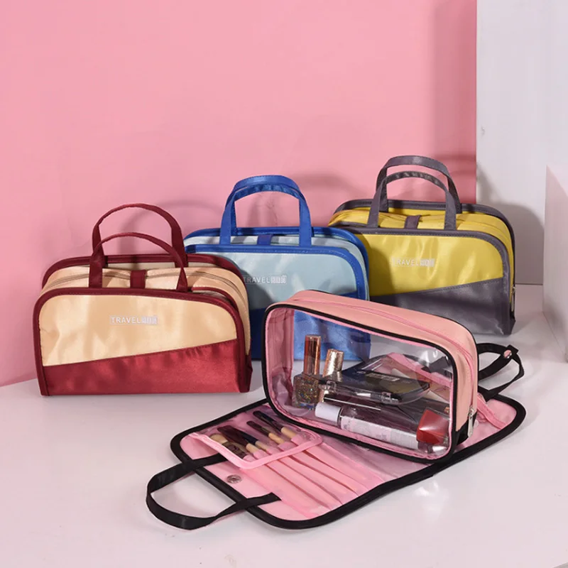 Cosmetic Storage Bag Suit Portable Travel Hook Storage Bag Waterproof Large Capacity Wash Cosmetic Bag Color Home Organization
Cosmetic Storage Bag Suit Portable Travel Hook Storage Bag Waterproof Large Capacity Wash Cosmetic Bag Color Home Organization