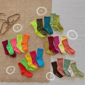 5 Pairs/pack Cotton Baby Socks Candy Color Anti Slip Baby Girl Socks Newborn Baby Boy Socks For 1-7 Years Soft Kids Floor Socks 
5 Pairs/pack Cotton Baby Socks Candy Color Anti Slip Baby Girl Socks Newborn Baby Boy Socks For 1-7 Years Soft Kids Floor Socks