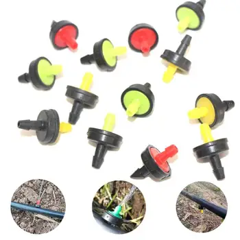 

50pcs Flow 10L 20L 30L Pressure Compensating Emitter Self-cleaning Durable Drip Irrigation Water Regulator Pipe Hose PC Dripper