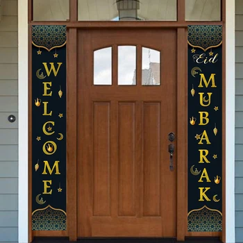 LAPHIL Ramadan Decoration EID MUBARAK Porch Sign Happy EID Party Banner Hanging Garland EID and Ramadan Kareem Party Supplies
LAPHIL Ramadan Decoration EID MUBARAK Porch Sign Happy EID Party Banner Hanging Garland EID and Ramadan Kareem Party Supplies