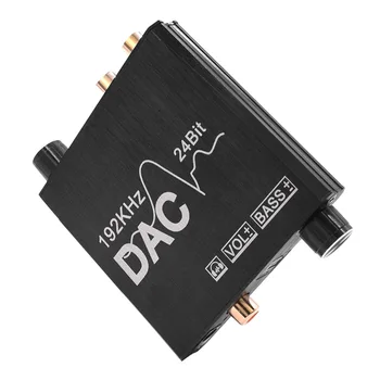 Audio Adapter For HD DVD Decoder Coaxial Toslink Home Cinema Digital To Analog Converter 3.5mm Jack 192KHz Stereo Amplifier
Audio Adapter For HD DVD Decoder Coaxial Toslink Home Cinema Digital To Analog Converter 3.5mm Jack 192KHz Stereo Amplifier