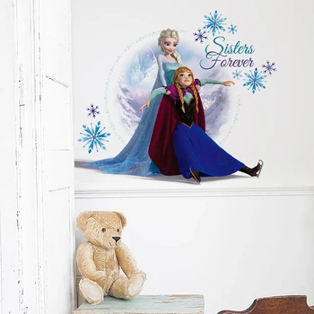 Disney Frozen 2 Movie Elsa Anna Princess Snowflake Wall Stickers For Home Decor Kids Rooms Wall PVC Art Cartoon Mural Decoration
Disney Frozen 2 Movie Elsa Anna Princess Snowflake Wall Stickers For Home Decor Kids Rooms Wall PVC Art Cartoon Mural Decoration