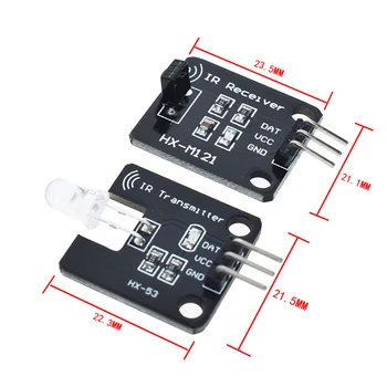 1set/lot Ir Infrared Transmitter Module Ir Digital 38khz Infrared Receiver Sensor Module For Arduino Electronic Building Block
1set/lot Ir Infrared Transmitter Module Ir Digital 38khz Infrared Receiver Sensor Module For Arduino Electronic Building Block
