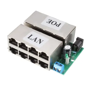 uxcell 8 Port POE Injector Splitter DC 12-48V Power Over Ethernet Injector Adapter Power Supply Module 80 x 60 x 22mm
uxcell 8 Port POE Injector Splitter DC 12-48V Power Over Ethernet Injector Adapter Power Supply Module 80 x 60 x 22mm
