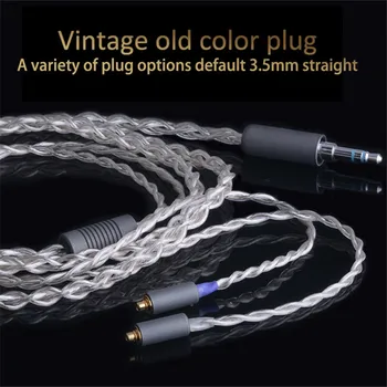 NEW HIFI Earphone Upgrade Cable 3.5mm Jack to MMCX Connector Silver Plated 3.5mm to 0.78 OCC Replace Wire MMCX For Shure C303
NEW HIFI Earphone Upgrade Cable 3.5mm Jack to MMCX Connector Silver Plated 3.5mm to 0.78 OCC Replace Wire MMCX For Shure C303