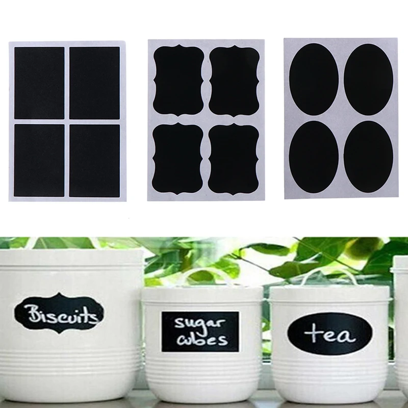 9 Sheets=36 X Sticker Labels 3.5*5cm Blackboard Sticker Rewriteable Sticker Children Tag Home Kitchen Jars Bottle Tags
9 Sheets=36 X Sticker Labels 3.5*5cm Blackboard Sticker Rewriteable Sticker Children Tag Home Kitchen Jars Bottle Tags