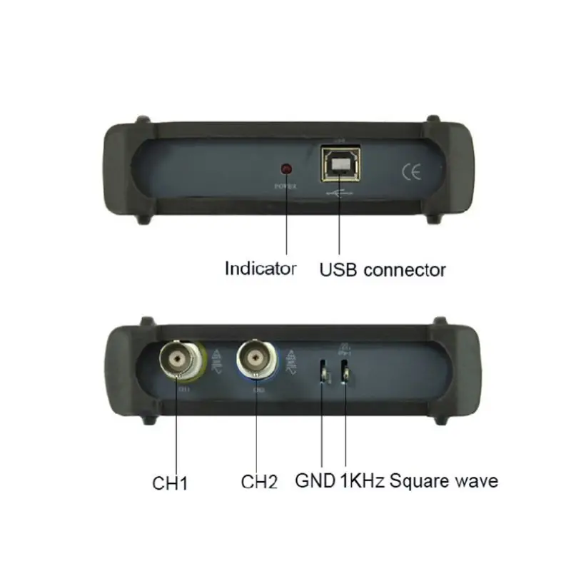 3 in 1 Multifunctional USB Virtual Digital Oscilloscope PC Based Bandwidth 20M 2 Channels with the Function of Spectrum Analyzer
3 in 1 Multifunctional USB Virtual Digital Oscilloscope PC Based Bandwidth 20M 2 Channels with the Function of Spectrum Analyzer