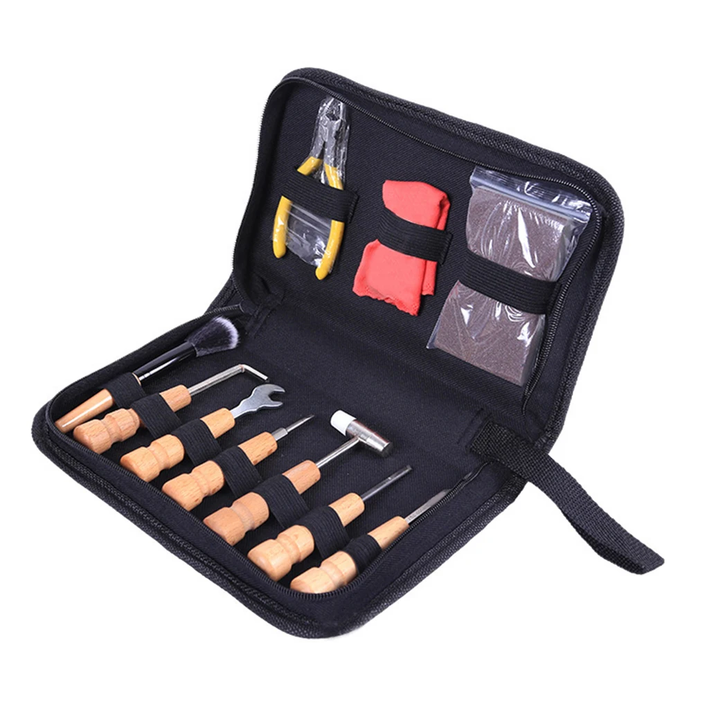 11 Pieces Guitar Repairing Maintenance Cleaning Kits Convenient Repair Tool Set for Guitar Ukulele Bass Banjo Violin
11 Pieces Guitar Repairing Maintenance Cleaning Kits Convenient Repair Tool Set for Guitar Ukulele Bass Banjo Violin