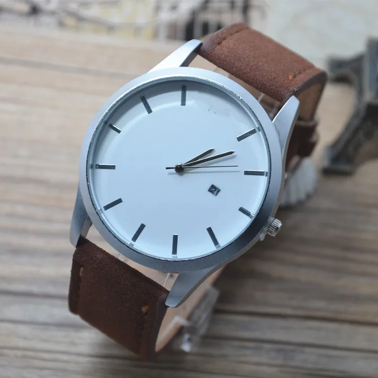 Hot Selling Non-Logo Business MEN'S Watch Dull Polish Leather Belt Large Dial Calendar Quartz Watch
Hot Selling Non-Logo Business MEN'S Watch Dull Polish Leather Belt Large Dial Calendar Quartz Watch