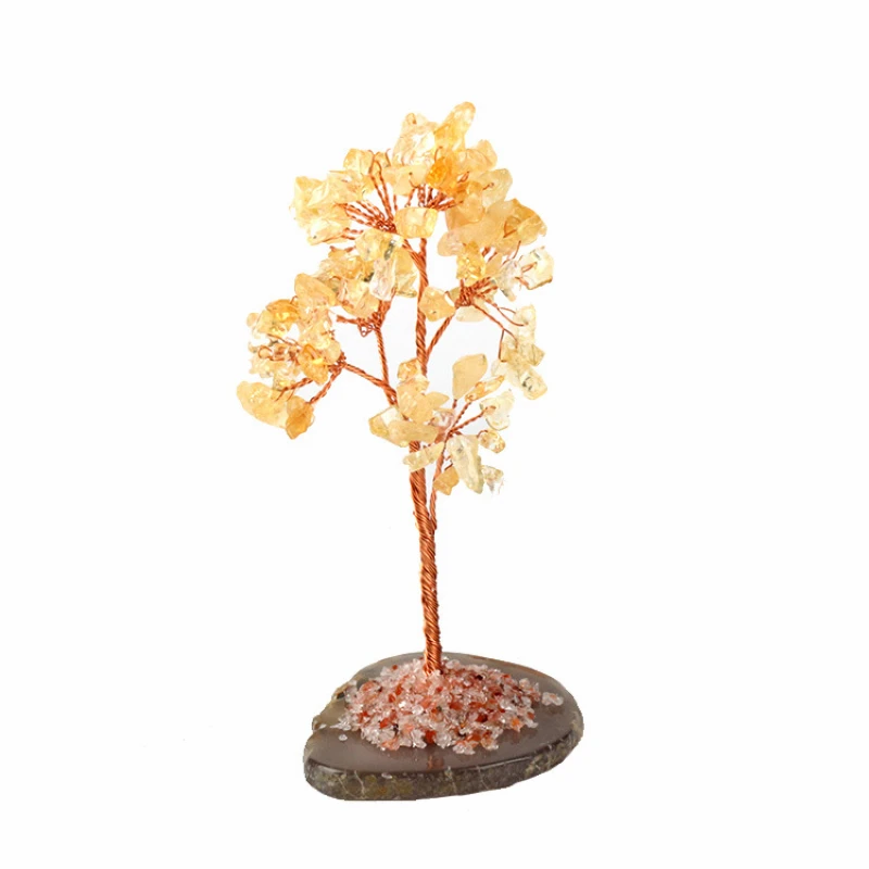 TUMBEELLUWA Healing Crystal Money Tree with Agate Slices Base Bonsai Home Office Decoration for Wealth and Luck
TUMBEELLUWA Healing Crystal Money Tree with Agate Slices Base Bonsai Home Office Decoration for Wealth and Luck