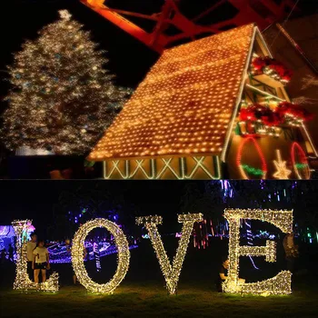Christmas LED String Fairy Lights Net Mesh Curtain Xmas Wedding Party Outdoor Indoor Waterproof Lamp EU Plug BJStore 
Christmas LED String Fairy Lights Net Mesh Curtain Xmas Wedding Party Outdoor Indoor Waterproof Lamp EU Plug BJStore