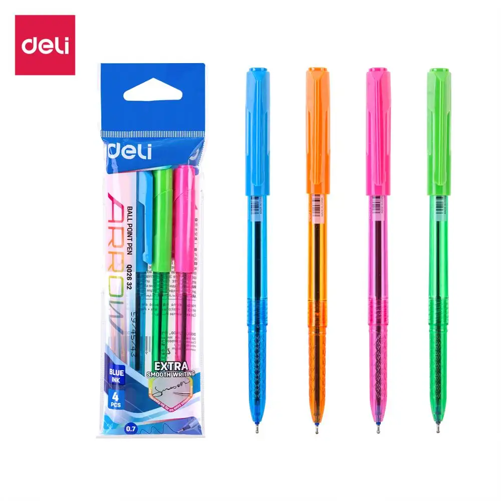 DELI Ball Point Pen 4Pcs/Bag Color Ballpoint Pen smooth writing Mini tip 0.7mm EQ02632
DELI Ball Point Pen 4Pcs/Bag Color Ballpoint Pen smooth writing Mini tip 0.7mm EQ02632
