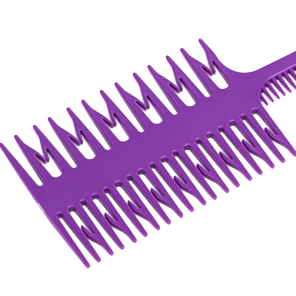 3 Way Weave Balayage Dyeing Highlighting Microbraiding Sectioning Hair Comb Coloring Comb Dyeing Brush for Salon Barber 3 Way Weave Balayage Dyeing Highlighting Microbraiding Sectioning Hair Comb Coloring Comb Dyeing Brush for Salon Barber