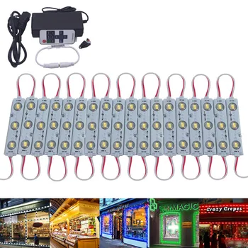 Super Bright SMD 5730 LED Module Light 3LEDs DC12V Waterproof Store Window Lights LED Advertisement Module Light Lamps 5 Colors
Super Bright SMD 5730 LED Module Light 3LEDs DC12V Waterproof Store Window Lights LED Advertisement Module Light Lamps 5 Colors