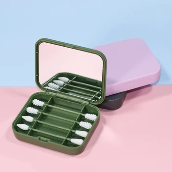 4pcs/box Reusable Cotton Swab Ear Cleaning Silicone Washable Makeup Swabs Sticks Soft Eye shadow Liner makeup Tools with Mirro
4pcs/box Reusable Cotton Swab Ear Cleaning Silicone Washable Makeup Swabs Sticks Soft Eye shadow Liner makeup Tools with Mirro