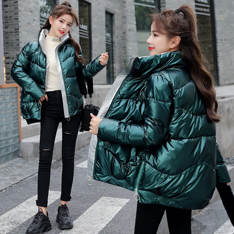 Bubble Coat Outerwear Fashion Solid Standard Collar Oversized Short Jacket Winter Autumn Female Puffer Jacket Parkas Mujer 2021
Bubble Coat Outerwear Fashion Solid Standard Collar Oversized Short Jacket Winter Autumn Female Puffer Jacket Parkas Mujer 2021
