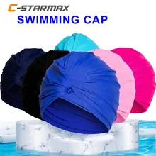 Women Plus Size Adjustable Swimming Cap Swim Pool Bathing Hat Protect Long Hair Ears Turban Pleated Fabric Headwear Yoga Caps
Women Plus Size Adjustable Swimming Cap Swim Pool Bathing Hat Protect Long Hair Ears Turban Pleated Fabric Headwear Yoga Caps