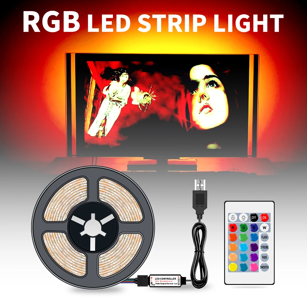 5V RGBW Strip Light LED Under Cabinet Lamp Ambilight RGB Waterproof Wireless Remote Control USB Dimming Strip Lamp Flexible Fita
5V RGBW Strip Light LED Under Cabinet Lamp Ambilight RGB Waterproof Wireless Remote Control USB Dimming Strip Lamp Flexible Fita