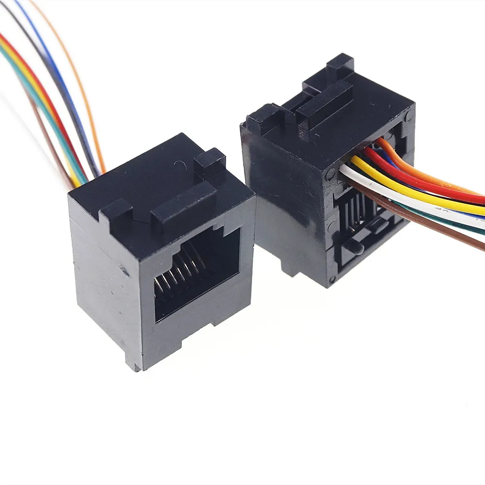 100 шт. 641D RJ45 модульный разъем 8P8C гнездо 8x20 обжимной провод 8 ядер 20 см длина черный 28 AWG Калибр провода
100 шт. 641D RJ45 модульный разъем 8P8C гнездо 8x20 обжимной провод 8 ядер 20 см длина черный 28 AWG Калибр провода