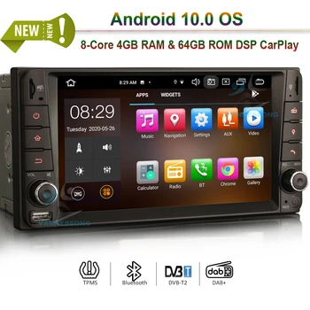 7" Octa-Core Bluetooth Autoradio Android 10.0 Sat Nav Car Radio DAB+ for Toyota Corolla RAV4 Vios CarPlay & Auto GPS TPMS GPS
7" Octa-Core Bluetooth Autoradio Android 10.0 Sat Nav Car Radio DAB+ for Toyota Corolla RAV4 Vios CarPlay & Auto GPS TPMS GPS