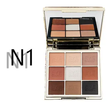 9 Colors Eyeshadow Makeup Matte Shimmer Eyeshadow Waterproof Long-lasting Eye Cosmetic Palette Beauty Makeup Kit
9 Colors Eyeshadow Makeup Matte Shimmer Eyeshadow Waterproof Long-lasting Eye Cosmetic Palette Beauty Makeup Kit