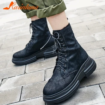 Karinluna Hot Sale Fashion woman shoes High Quality Flat Platform Cross-tied Round Toe Autumn Winter Ankle Boots
Karinluna Hot Sale Fashion woman shoes High Quality Flat Platform Cross-tied Round Toe Autumn Winter Ankle Boots