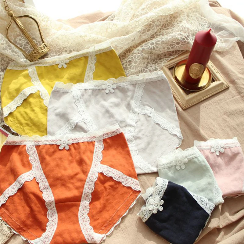 Japanese Cute Female Panties High Waist Sexy Flower Plus Sizes Underwear Jacquard Linen Briefs Splicing Lace Underpants Women
Japanese Cute Female Panties High Waist Sexy Flower Plus Sizes Underwear Jacquard Linen Briefs Splicing Lace Underpants Women