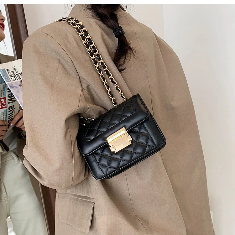 С доставкой Marke Designer Mode frauen Kette Kleine Klappe Umhängetasche 2021 Winter Schulter Handtaschen Hohe Qualität PU Leder С доставкой Marke Designer Mode frauen Kette Kleine Klappe Umhängetasche 2021 Winter Schulter Handtaschen Hohe Qualität PU Leder