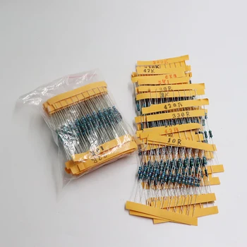 300Pcs 10 -1M Ohm 1/4w Resistance 1% Metal Film Resistor Assortment Kit Set 30Kinds*10pcs=300PCS Free Shipping
300Pcs 10 -1M Ohm 1/4w Resistance 1% Metal Film Resistor Assortment Kit Set 30Kinds*10pcs=300PCS Free Shipping