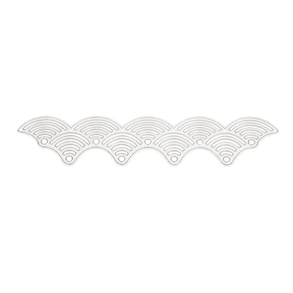Embossing Card Cutting Dies Silvery Wave DIY Paper Crafts Album Carbon Steel Novelty Decoration Ornamental Engraving
Embossing Card Cutting Dies Silvery Wave DIY Paper Crafts Album Carbon Steel Novelty Decoration Ornamental Engraving