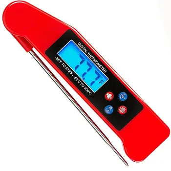 Voice food thermometer with backlight -50 ~ 300 ° C/ -58 ~ 572 ° F luminous function voice broadcast function 1 pcs
Voice food thermometer with backlight -50 ~ 300 ° C/ -58 ~ 572 ° F luminous function voice broadcast function 1 pcs