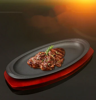 Circle Frying Pan Barbecue Plate Steak Pizza Baking Mould Tray Non-stick Iron Black Cast pot egg rolls fried pancake thick
Circle Frying Pan Barbecue Plate Steak Pizza Baking Mould Tray Non-stick Iron Black Cast pot egg rolls fried pancake thick