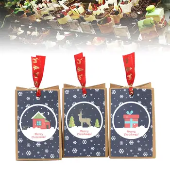 30 PCS Kraft Paper Candy Box Christmas Gift Packaging Handbag Craft Bakery Cookies Biscuits Package Bags Xmas New Year Party
30 PCS Kraft Paper Candy Box Christmas Gift Packaging Handbag Craft Bakery Cookies Biscuits Package Bags Xmas New Year Party