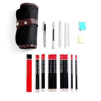 28Pcs Professional Sketch & Drawing Art Tool Kit with Graphite Pencils, Charcoal Pencils, Paper Erasable Pen, Craft Knif
28Pcs Professional Sketch & Drawing Art Tool Kit with Graphite Pencils, Charcoal Pencils, Paper Erasable Pen, Craft Knif