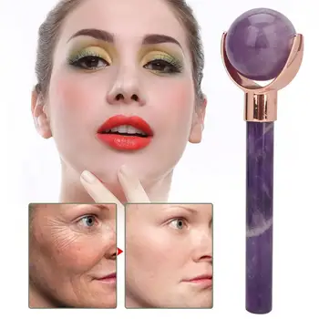 Massage Roller Amethyst Jade Facial Massage Roller Slimming Anti Wrinkle Beauty Tool Massage Relaxation
Massage Roller Amethyst Jade Facial Massage Roller Slimming Anti Wrinkle Beauty Tool Massage Relaxation