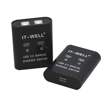 Mini Manual Sharing Switch Adapter 2 Ports Splitter 1 Printer Device To 2 USB Interface Practical Accessories
Mini Manual Sharing Switch Adapter 2 Ports Splitter 1 Printer Device To 2 USB Interface Practical Accessories
